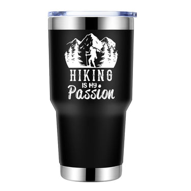 Hiking Is My Passion 30oz Tumbler Black
